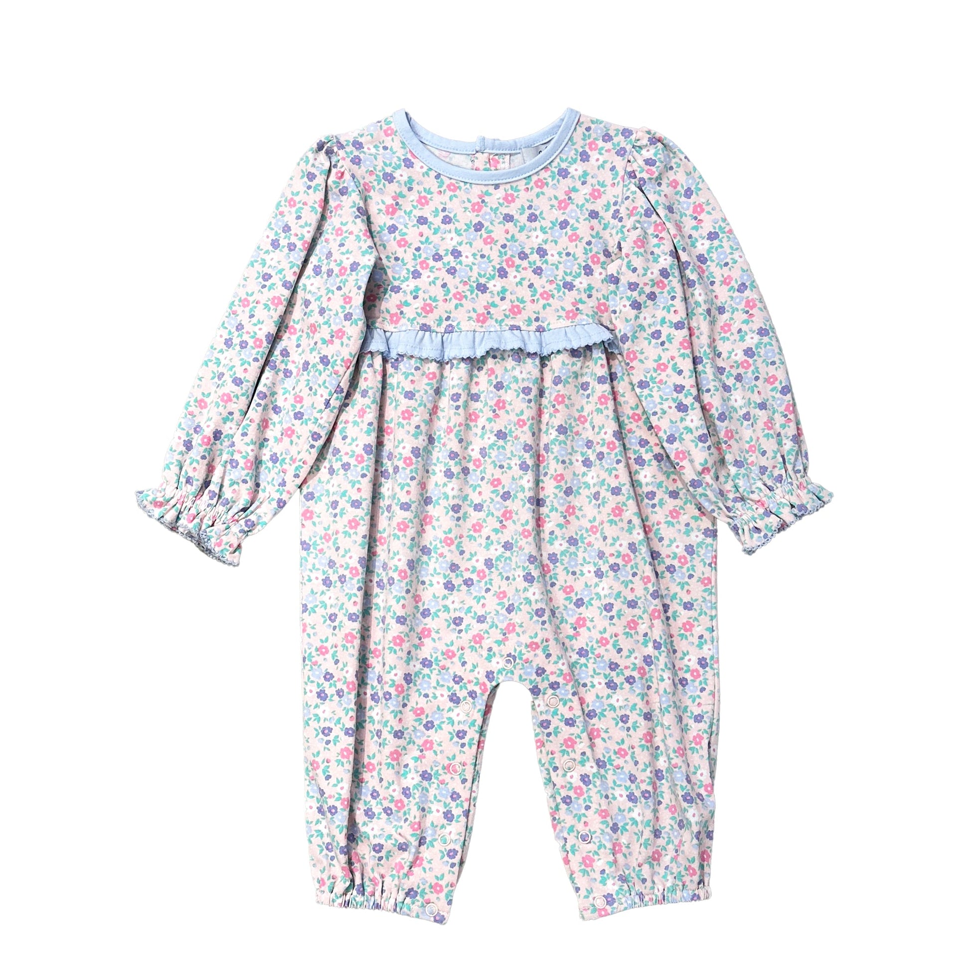 Ishtex Textile Products Floral / 9 Mo Ishtex Textile Products Ditsy Flower Romper
