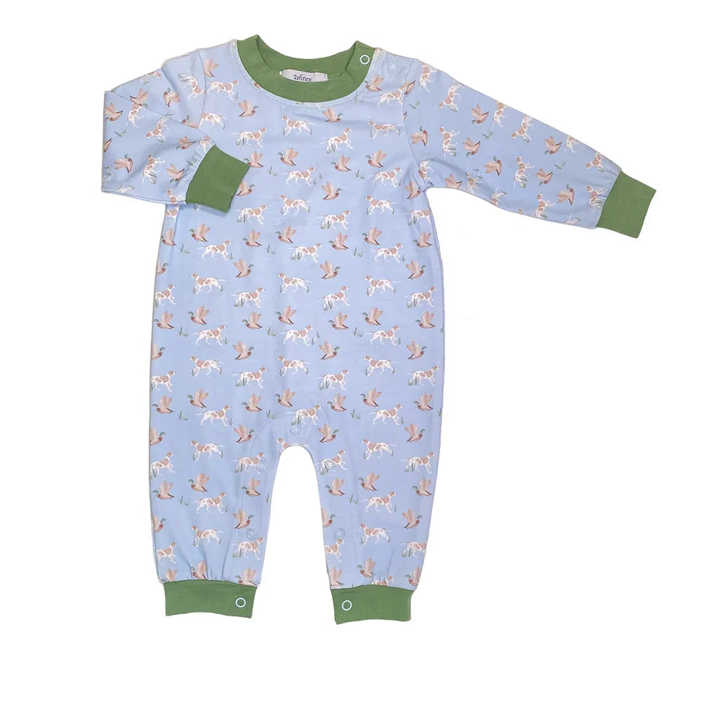 Ishtex Textile Products Infant Boy Duck Hunt / 3 Mo Ishtex Textile Products Duck Hunt Playsuit