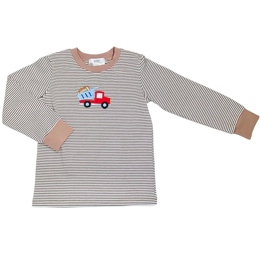 Ishtex Textile Products Boys Shirts Dumptruck / 2 Toddler Ishtex Textile Products Dump Truck Applique Boys T-Shirt