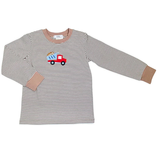 Ishtex Textile Products Boys Shirts Dumptruck / 2 Toddler Ishtex Textile Products Dump Truck Applique Boys T-Shirt