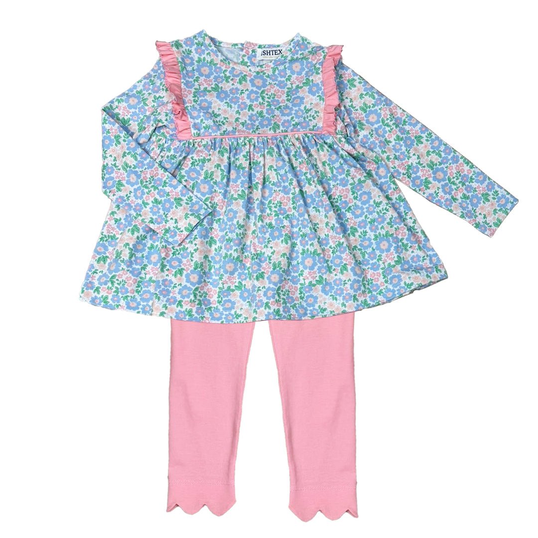 Ishtex Textile Products Floral / 12 Mo Ishtex Textile Products Floral Legging Set