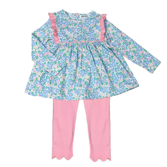 Ishtex Textile Products Floral / 12 Mo Ishtex Textile Products Floral Legging Set