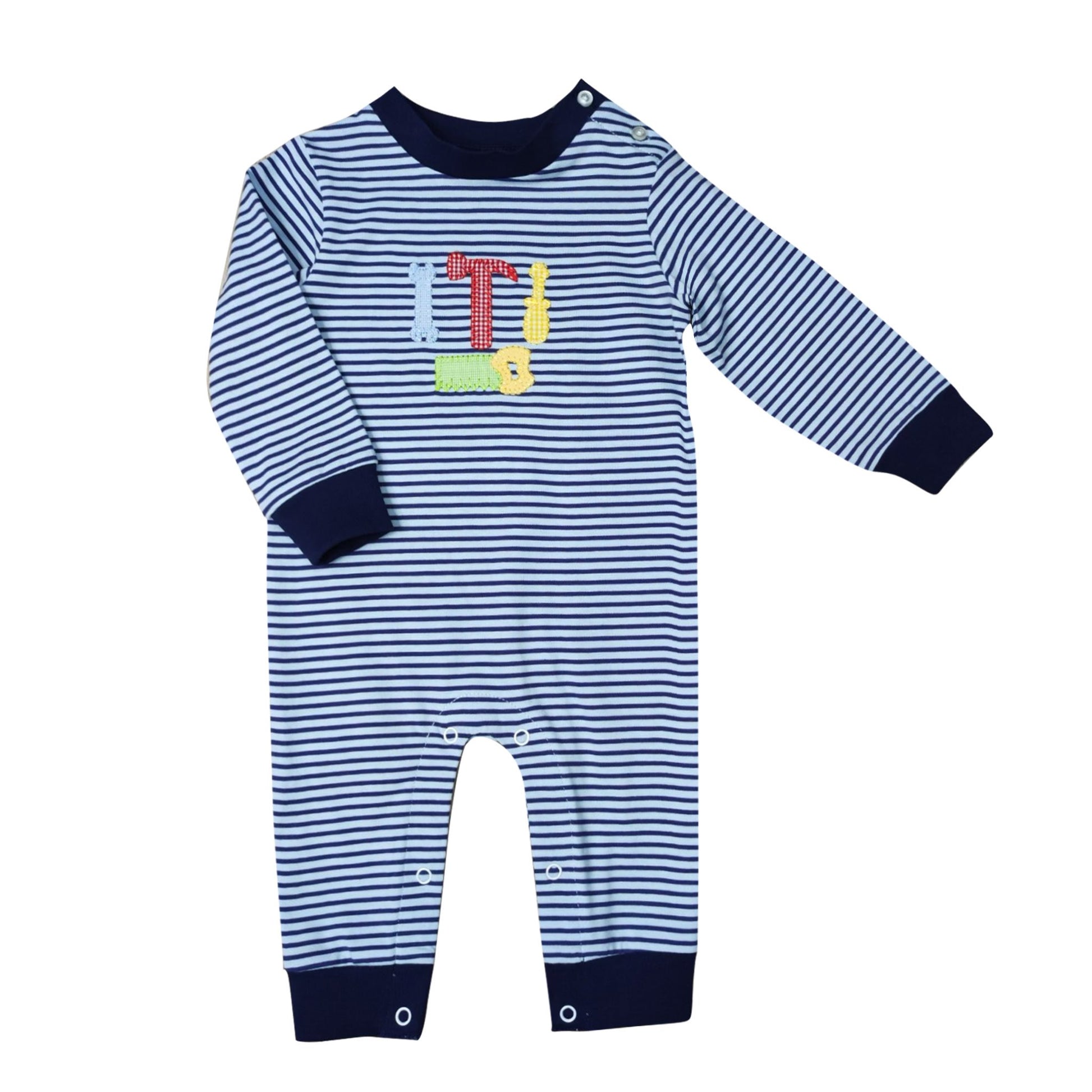 Ishtex Textile Products Tool Boys Romper