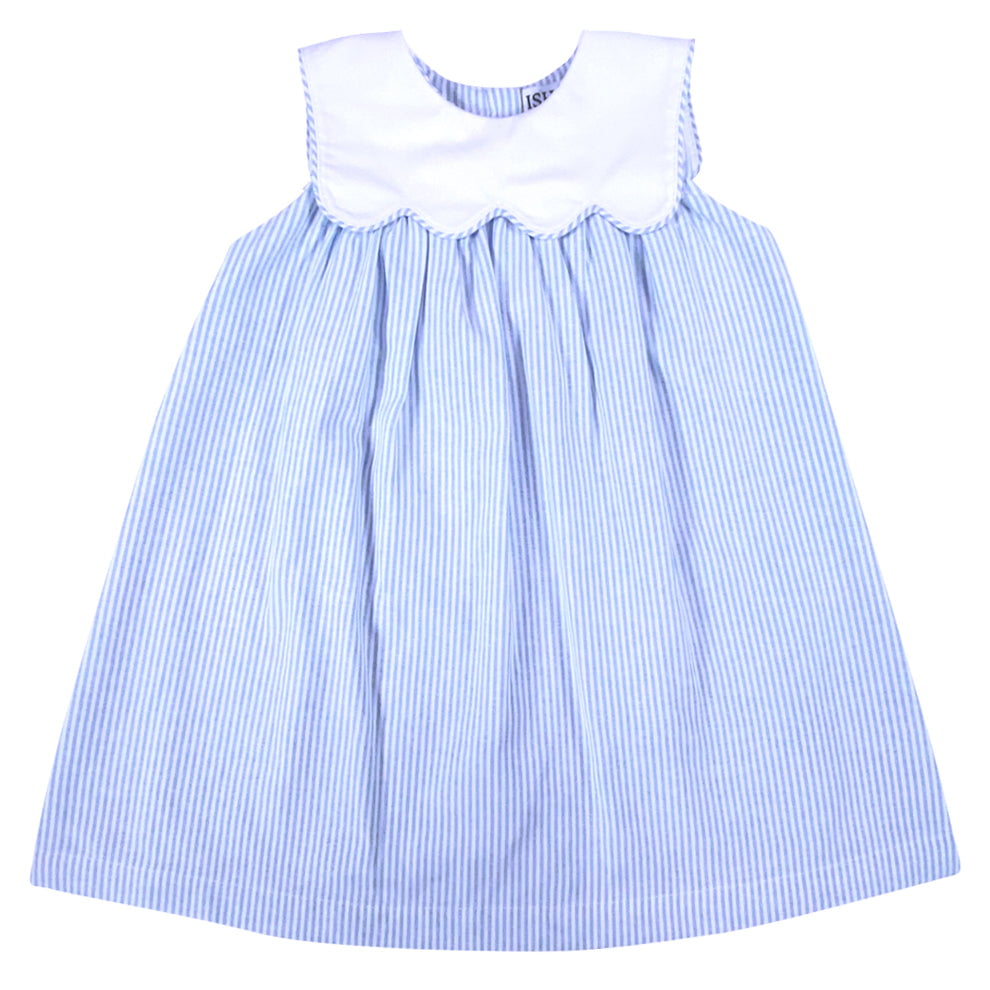 Ishtex Textile ProductsIshtex Textiles Products Blue Stripe Poplin DressBabysupermarket