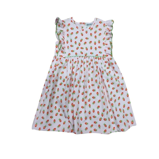 Ishtex Textiles Products Girls Strawberry Dress