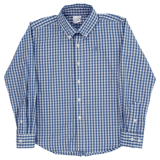 Bailey Boys Boys Shirts Blue Check / 4T/4R J Bailey Button Down Shirt - Blue Check