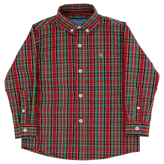 Bailey Boys Boys Shirts Tartan / 4T/4R J Bailey Button Down Shirt - Tartan