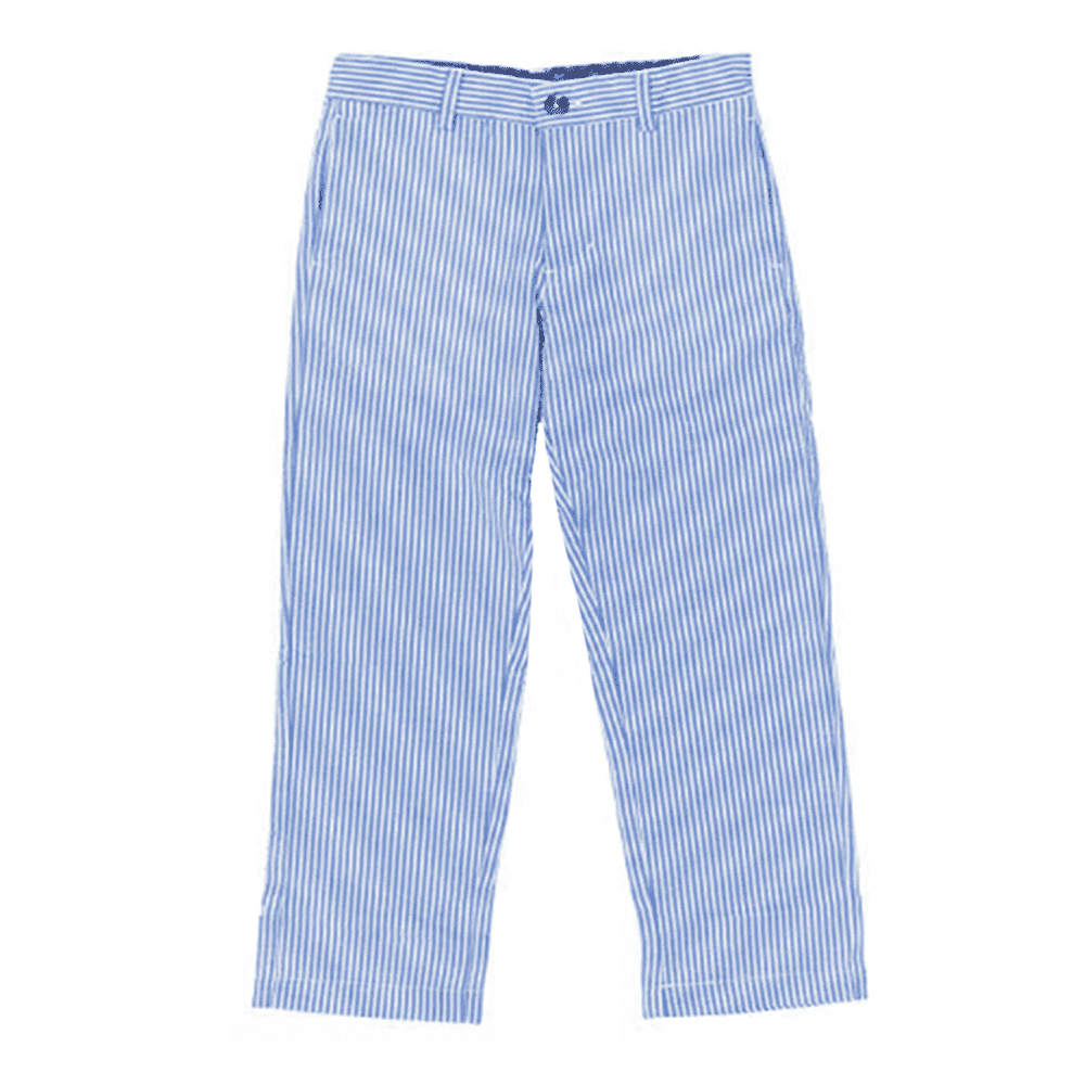 J Bailey by Bailey Boys Blue Stripe Seersucker Pant