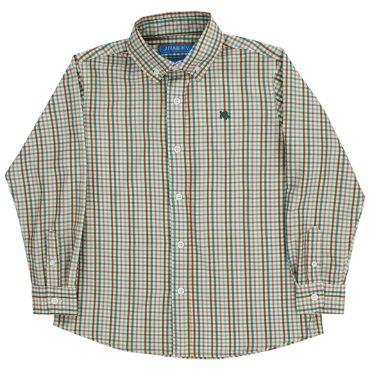 Bailey Boys Boys Shirts Acorn Plaid / 4T/4R J Bailey Performance Button Down Shirt - Acorn Plaid