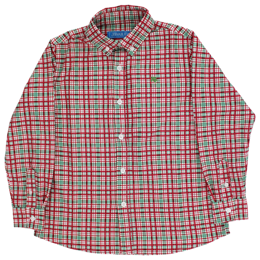 Bailey Boys Boys Shirts Jolly Plaid / 4T/4R J Bailey Performance Button Down Shirt - Jolly Plaid
