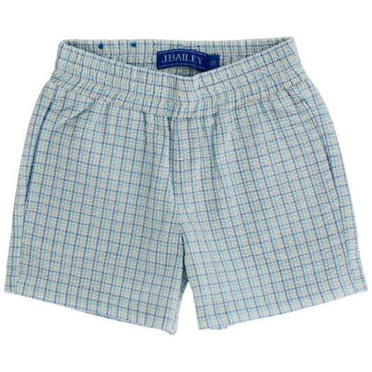 Bailey Boys Kids 2 Toddler / Laurel Seersucker J Bailey Seaside Pull On Short - Laurel Seersucker