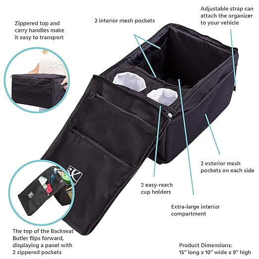 J L Childress Company Car Seat Accessories J L Childress Backseat Butler Car Organizer