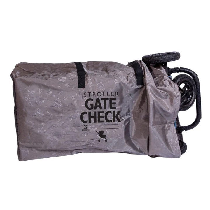 J L Childress Deluxe Gate Check Standard/Double Stroller Bag Grey