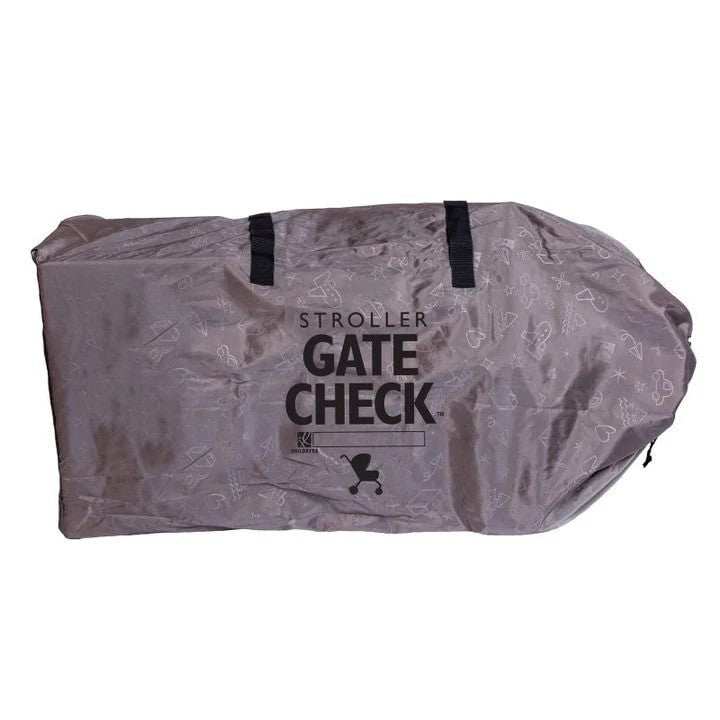 J L Childress Deluxe Gate Check Standard/Double Stroller Bag Grey