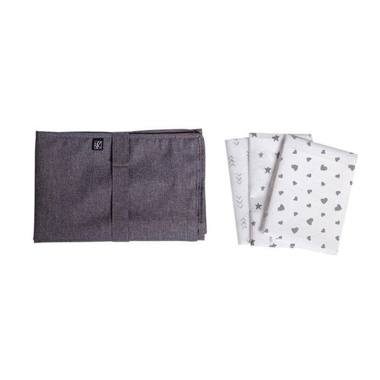 J L Childress Healthy Habits 2-IN-1 Changing Pad Bundle