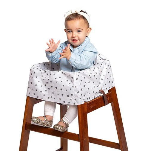J L Childress Company High Chairs and Booster J L Childress Healthy Habits Disposable High Chair Covers 12PK