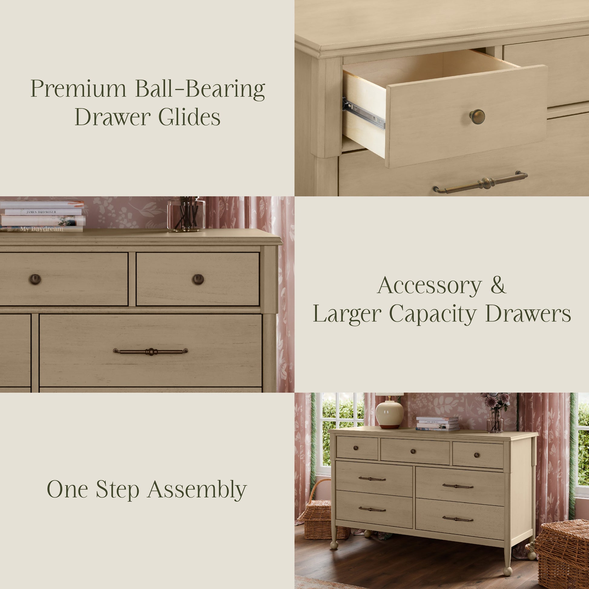 Namesake Alouette 7-Drawer Wide Dresser 56”