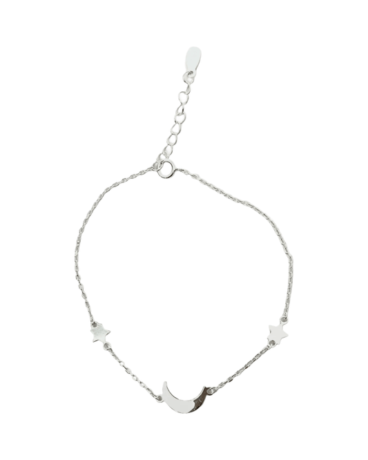 Jack and Jewelz Apparel & Gifts Jack and Jewelz Moon & Star Bracelet