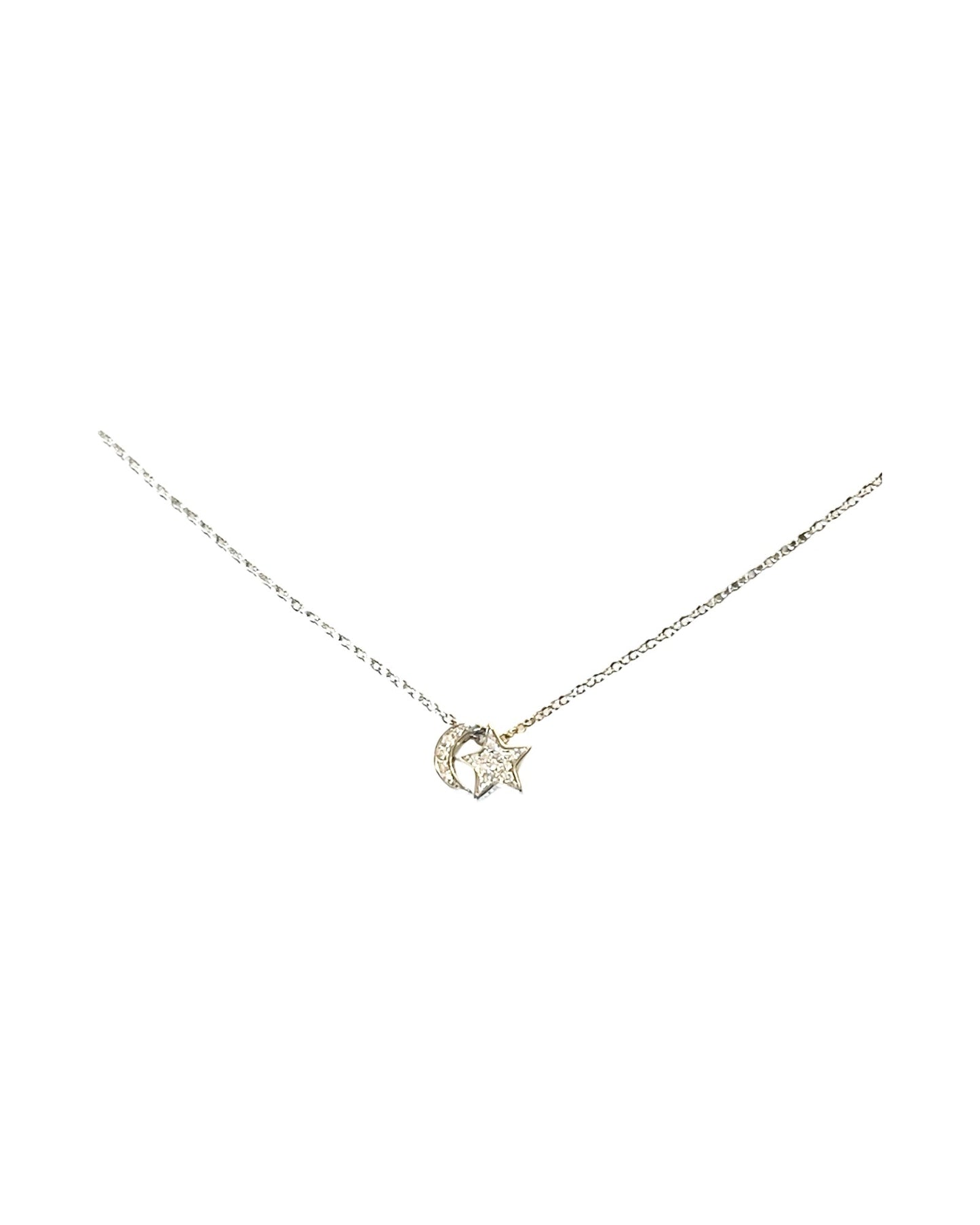 Jack and Jewelz Apparel & Gifts Jack and Jewelz Moon & Star Slider Pendant