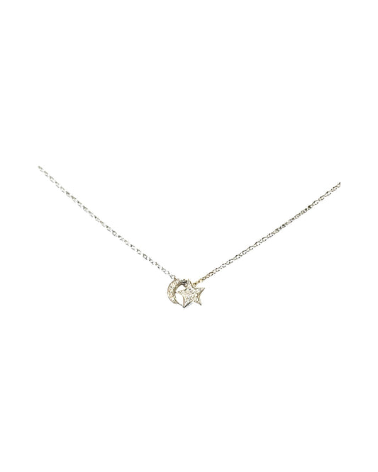 Jack and Jewelz Apparel & Gifts Jack and Jewelz Moon & Star Slider Pendant