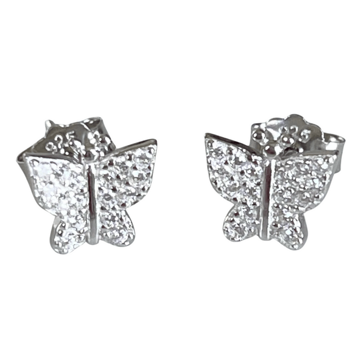 Jack and Jewelz Apparel & Gifts Jack and Jewelz Pave Butterfly Earrings