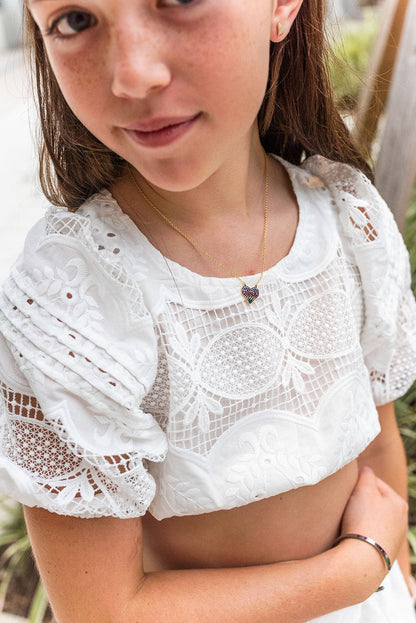 Jack and Jewelz Apparel & Gifts Jack and Jewelz Rainbow Heart Pendant