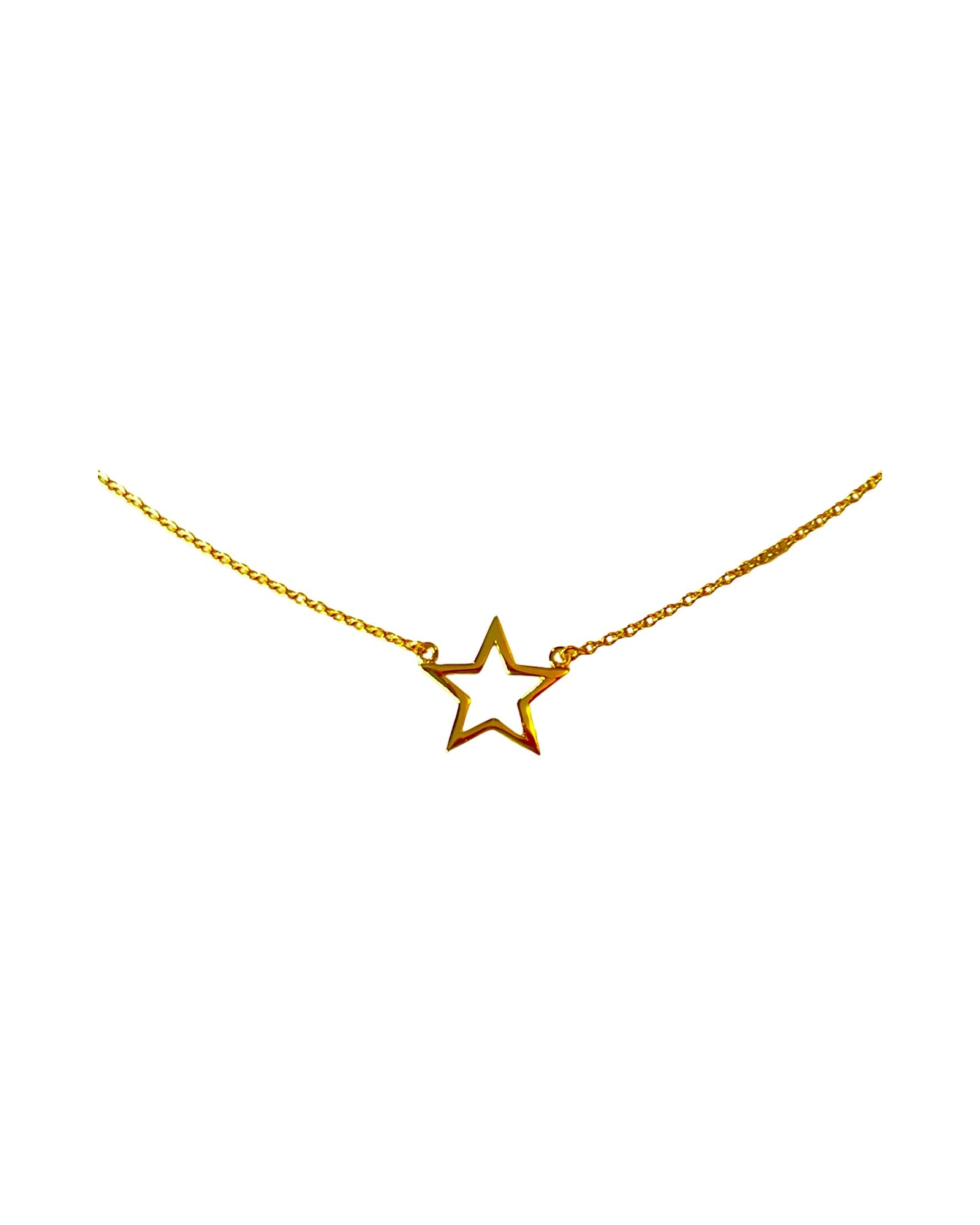 Jack and Jewelz Apparel & Gifts Jack and Jewelz Yellow Gold Open Star Pendant