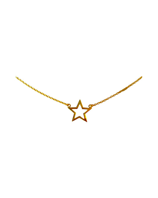 Jack and Jewelz Apparel & Gifts Jack and Jewelz Yellow Gold Open Star Pendant