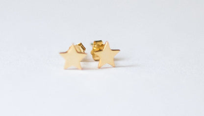 Jack and Jewelz Apparel & Gifts Jack and Jewelz Yellow Gold Star Earrings