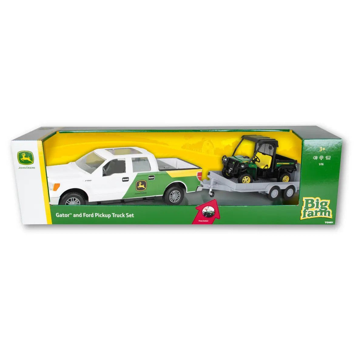 Tomy Big Farm John Deere Truck and Gator Set