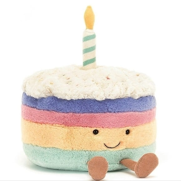 JellycatJellycat Amuseables Rainbow Birthday CakeBabysupermarket