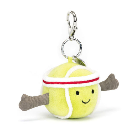 Jellycat Plush Jellycat Amuseables Sports Tennis Ball Bag Charm