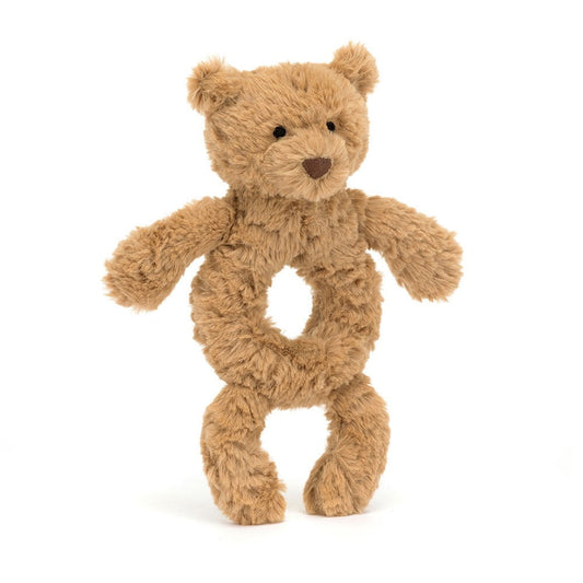 Jellycat Plush Jellycat Bartholomew Bear Ring Rattle