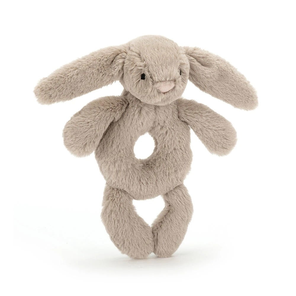 Jellycat Baby Toys Jellycat Bashful Beige Bunny Rattle