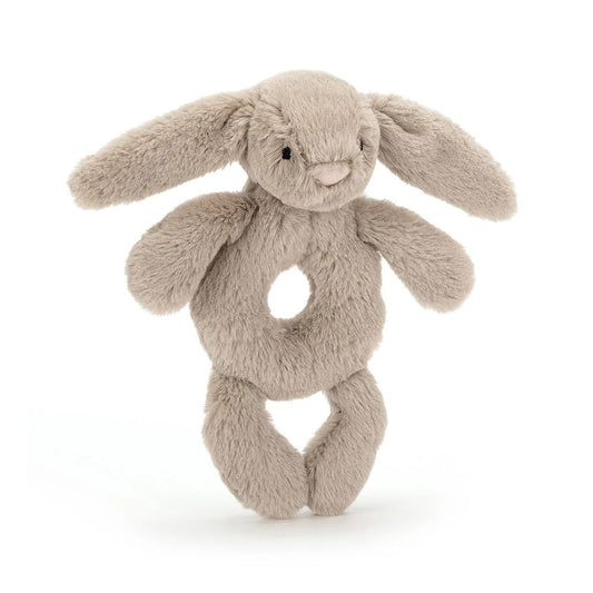 Jellycat Baby Toys Jellycat Bashful Beige Bunny Rattle