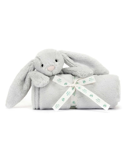 Jellycat Bashful Grey Bunny Blankie