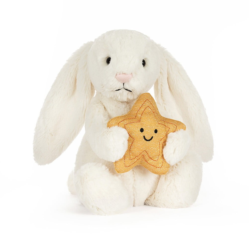 Jellycat Plush Jellycat Cream Bunny with Star
