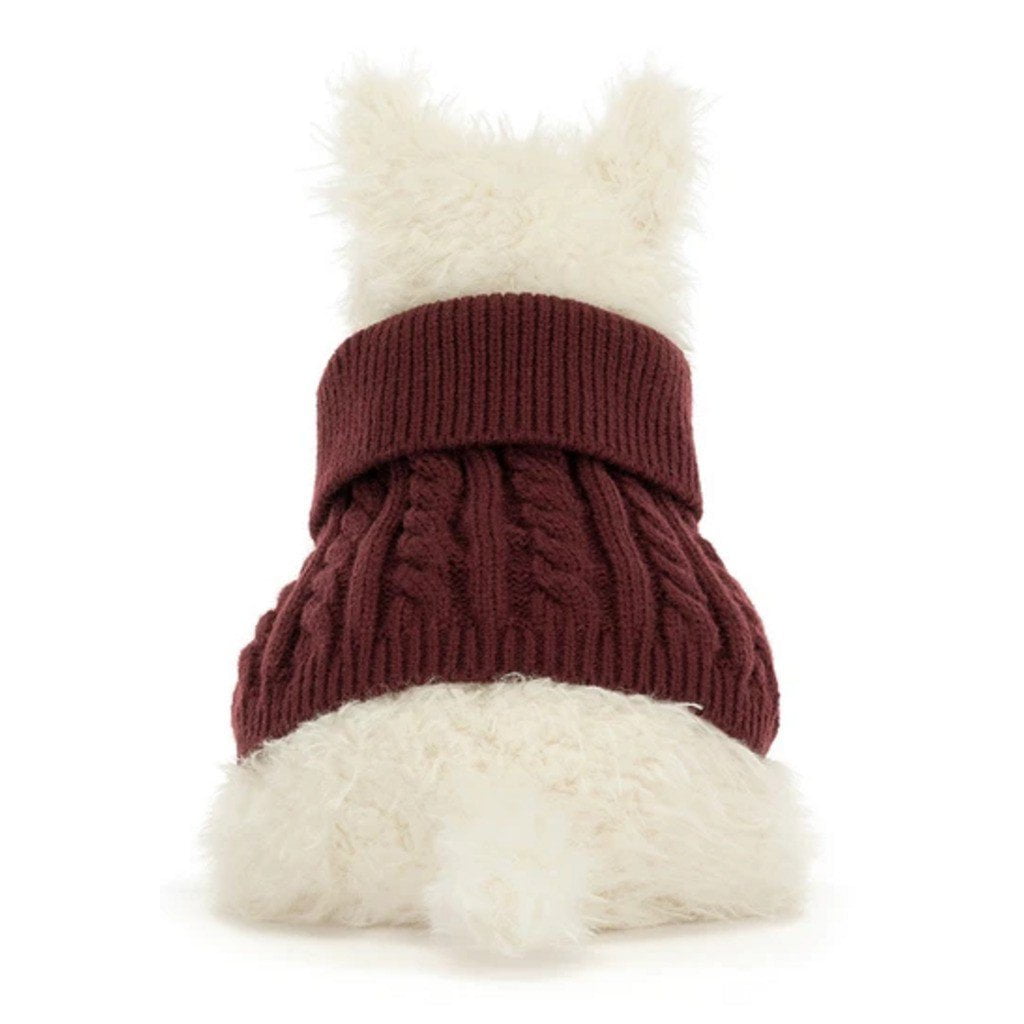 Jellycat Plush Jellycat Munro Scottie Dog Winter Jumper Outfit