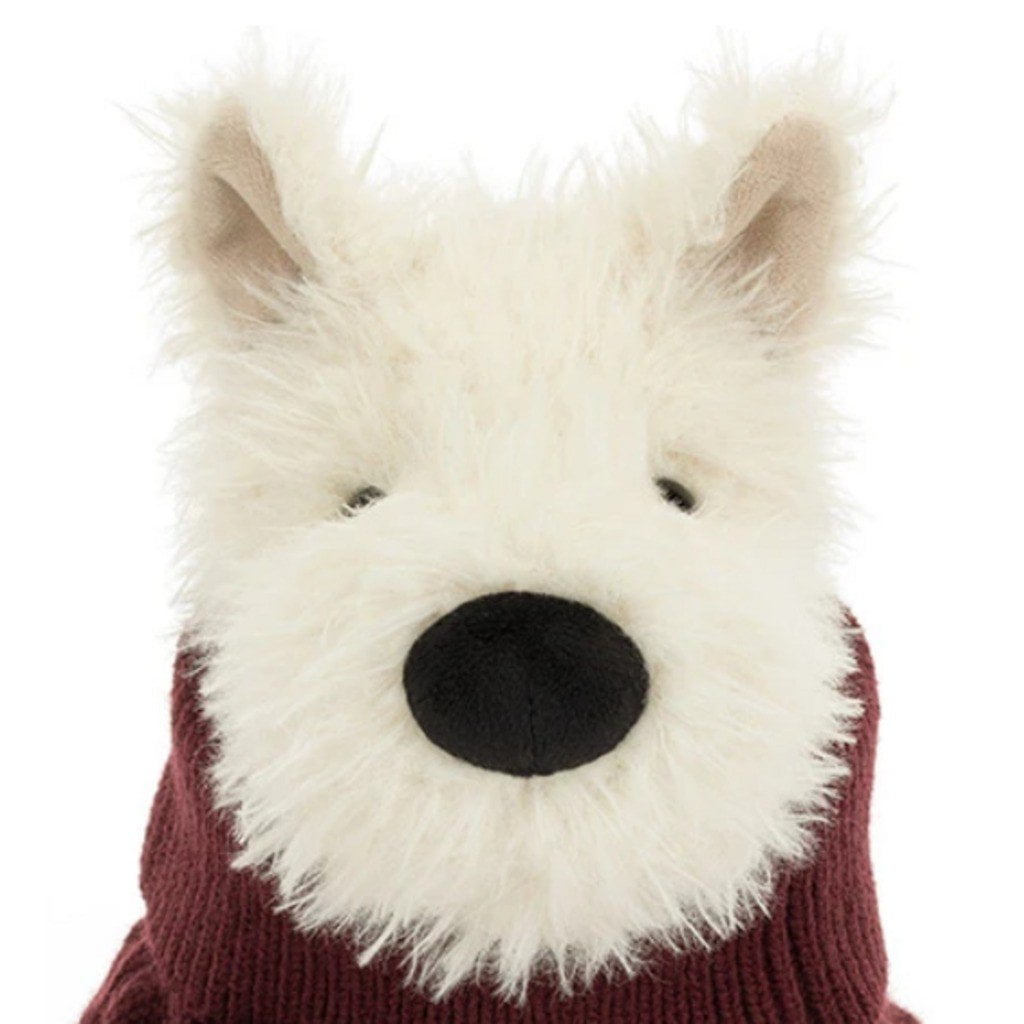 Jellycat Plush Jellycat Munro Scottie Dog Winter Jumper Outfit