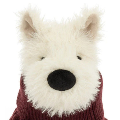 Jellycat Plush Jellycat Munro Scottie Dog Winter Jumper Outfit