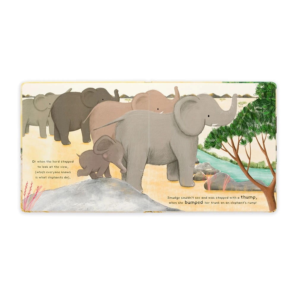 Jellycat Toys / Educational / Children Books Jellycat Smudge The Littlest Elephant Book