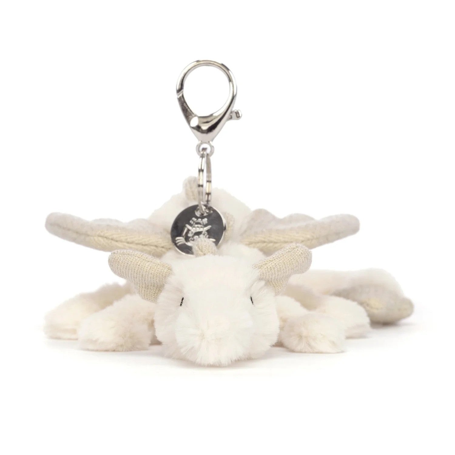 Jellycat Plush Jellycat Snow Dragon Bag Charm