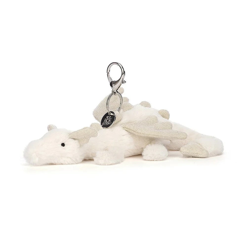 Jellycat Plush Jellycat Snow Dragon Bag Charm