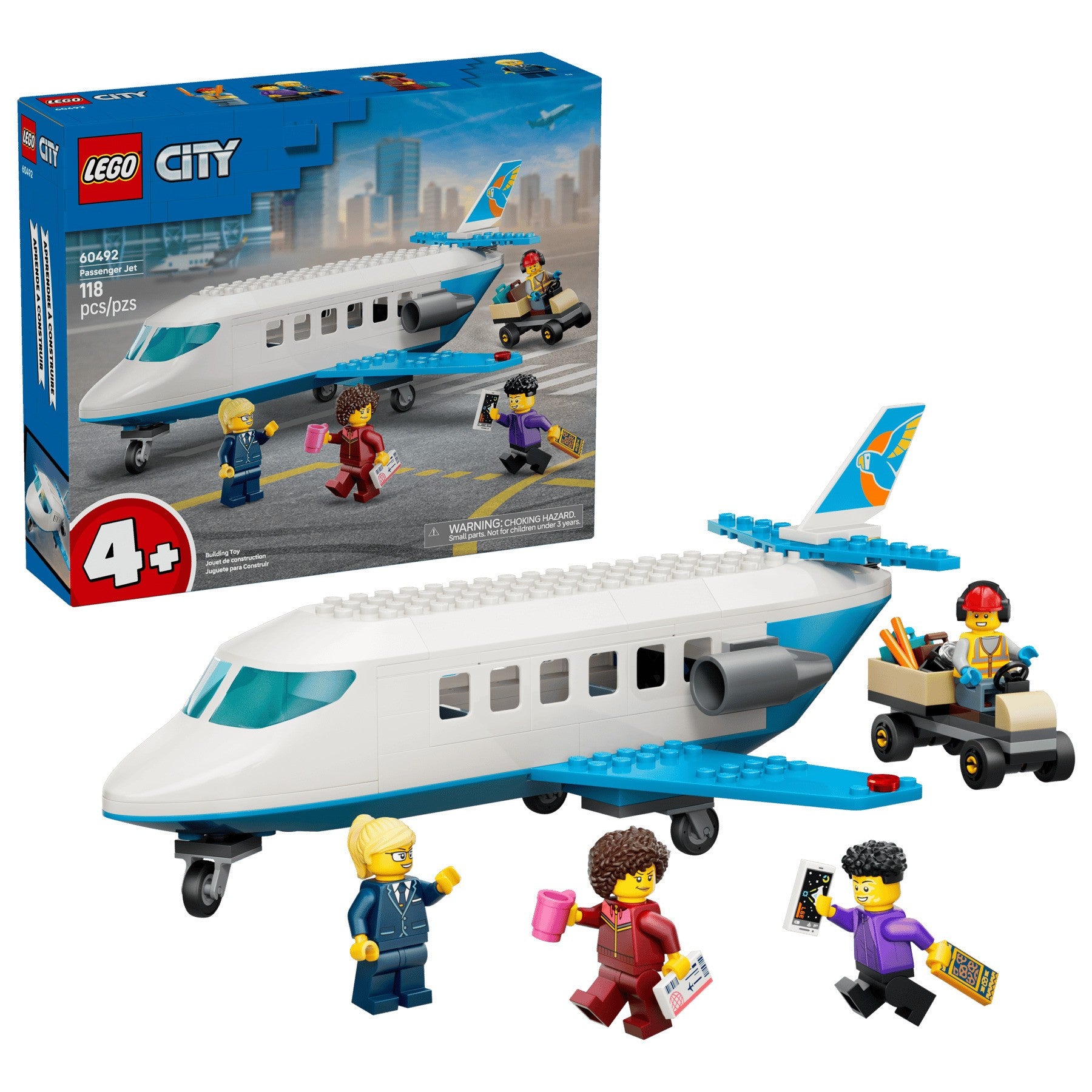 Lego Passenger Jet : City Passenger Jet Airplane Building Set ...