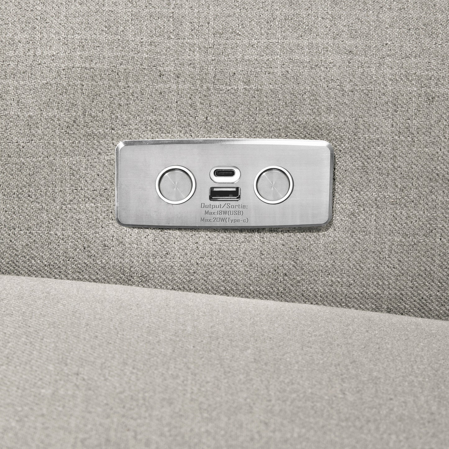 Monogram by Namesake Monroe Power Recliner and Swivel Glider