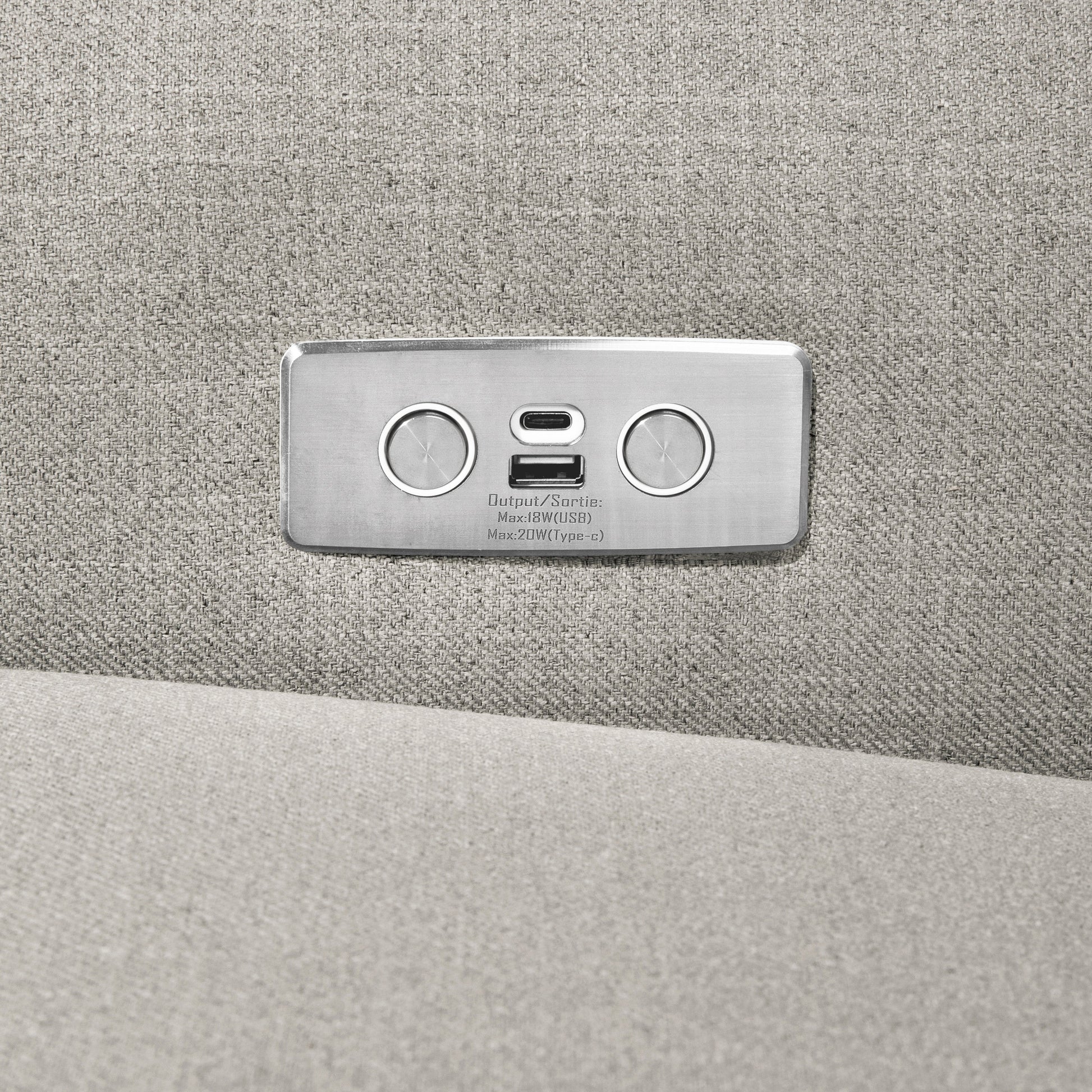 Monogram by Namesake Monroe Power Recliner and Swivel Glider