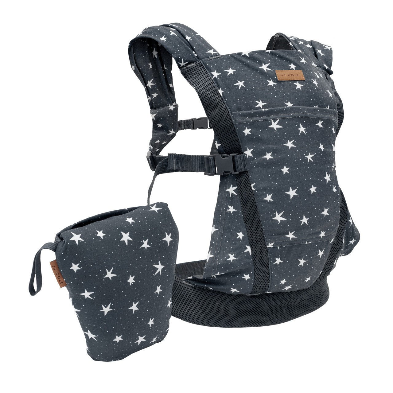 JJ Cole Luma Packable Carrier - 4-Position Baby Carrier Midnight Star