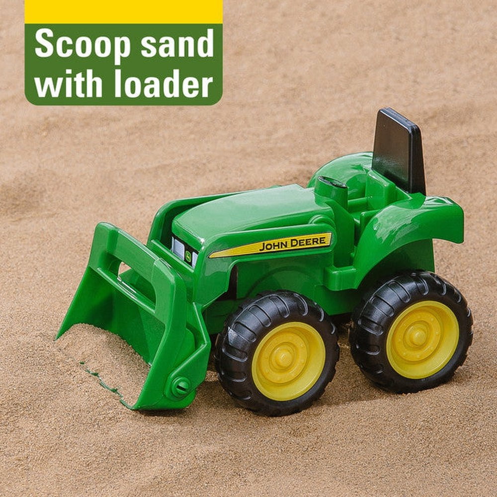 Tomy Play Vehicles John Deere 6 Inch Sandbox Toy Set with Toy Truck and Toy Tractor