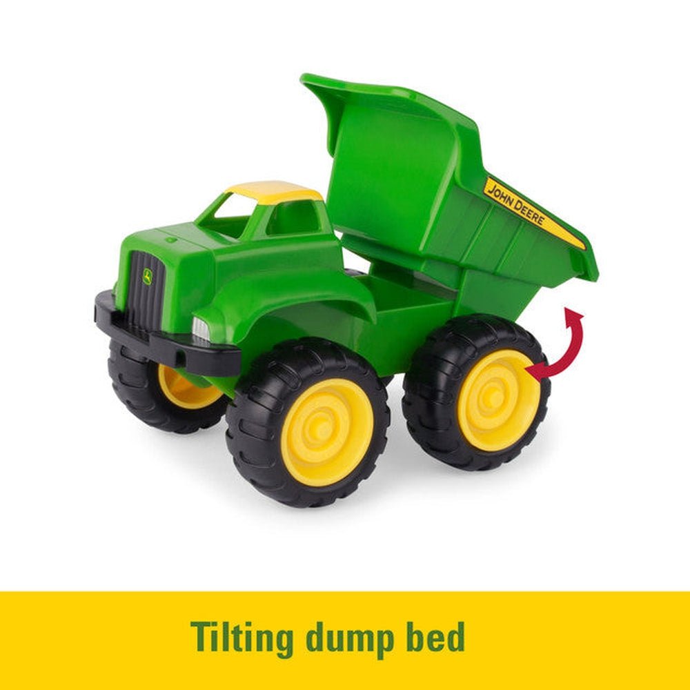 Tomy Play Vehicles John Deere 6 Inch Sandbox Toy Set with Toy Truck and Toy Tractor