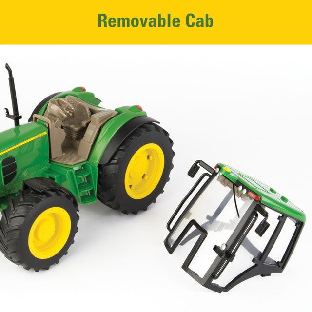 Tomy Play Vehicles John Deere Big Farm 6930 Tractor With Wagon 1:16